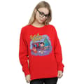 Miniatyrbild 2 av 3: DC Comics Dam/Tjej Super Friends Sorry Santa Sweatshirt