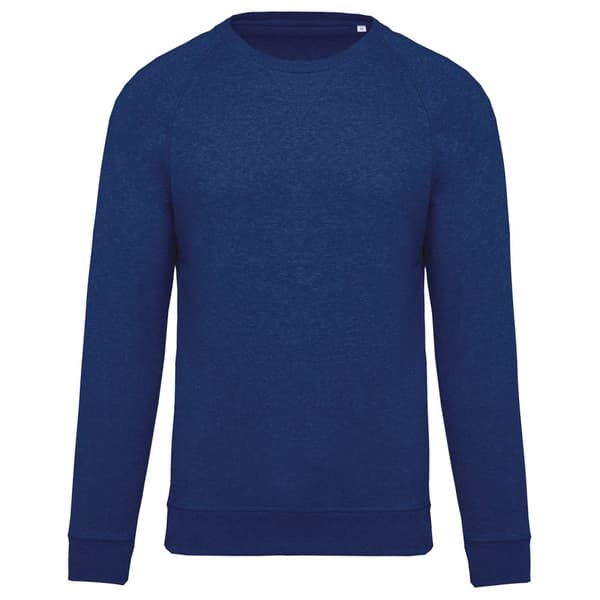 Kariban Mens Organic Cotton Crew Neck Raglan Sweatshirt