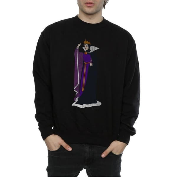 Disney Mens Snow White Classic Evil Queen Grimhilde Sweatshirt