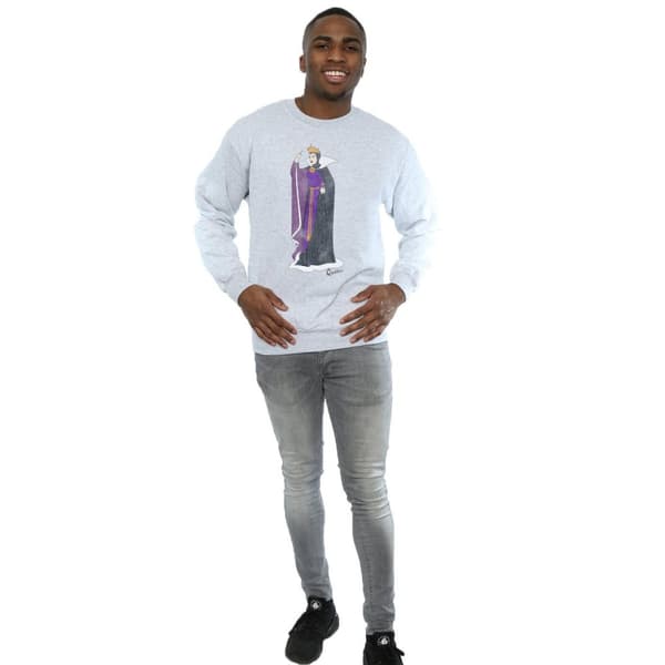 Disney Mens Snow White Classic Evil Queen Grimhilde Sweatshirt