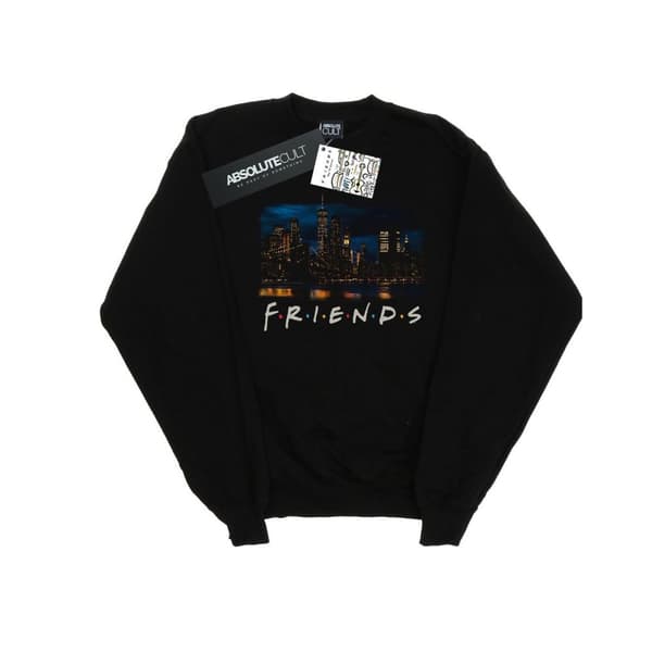Friends Womens/Ladies New York Skyline Photo Sweatshirt Black S