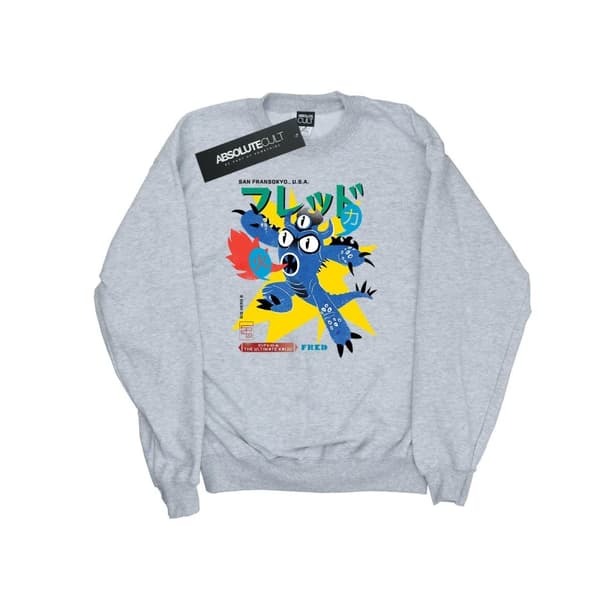 Disney Big Hero 6 Fred Ultimate Kaiju-tröja för herrar Sports Grey M