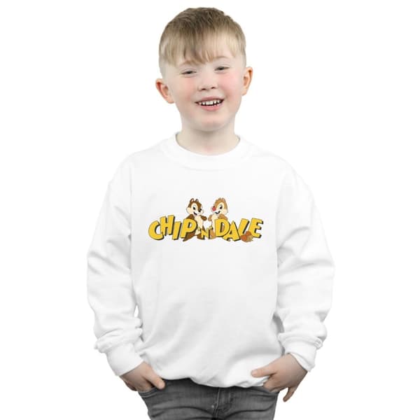 Disney Pojkar - Chip And Dale - Sweatshirt med logotyp