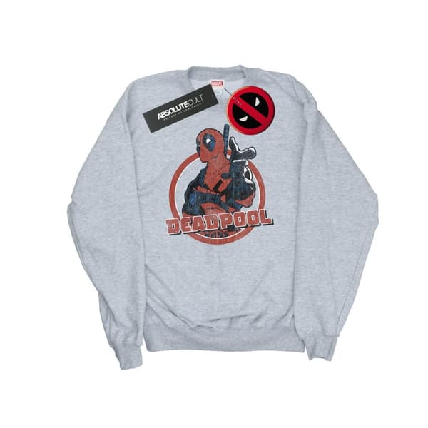 Marvel Womens/Ladies Deadpool Gun Finger Sweatshirt