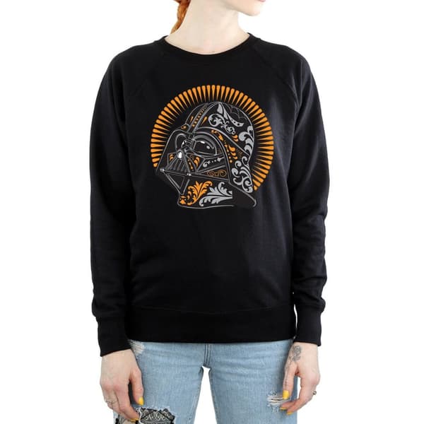 Star Wars Womens/Ladies Darth Vader Dia De Los Muertos Sweatshirt