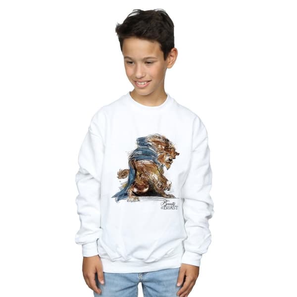 Disney Boys Beauty And The Beast Beast Sketch Sweatshirt