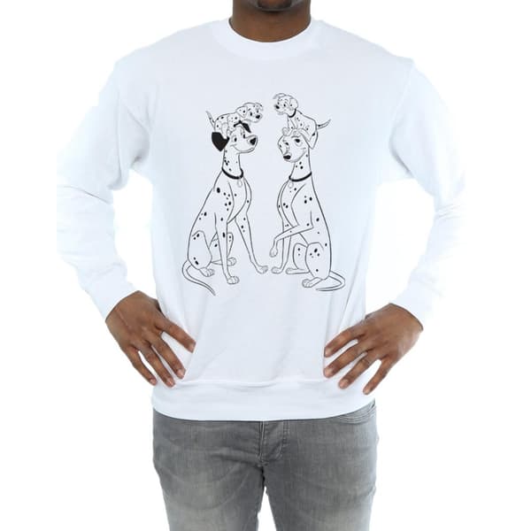 Disney Mens 101 Dalmatians Family Sweatshirt