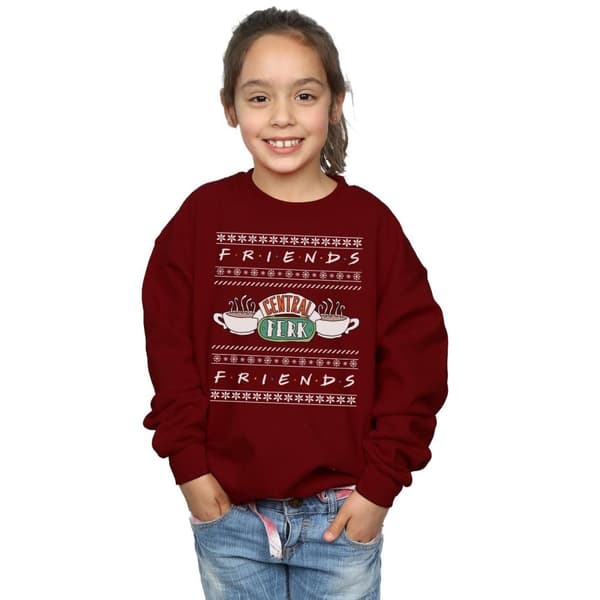 Friends Girls Fair Isle Central Perk Sweatshirt