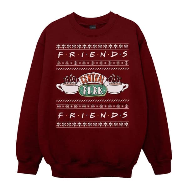 Friends Girls Fair Isle Central Perk Sweatshirt