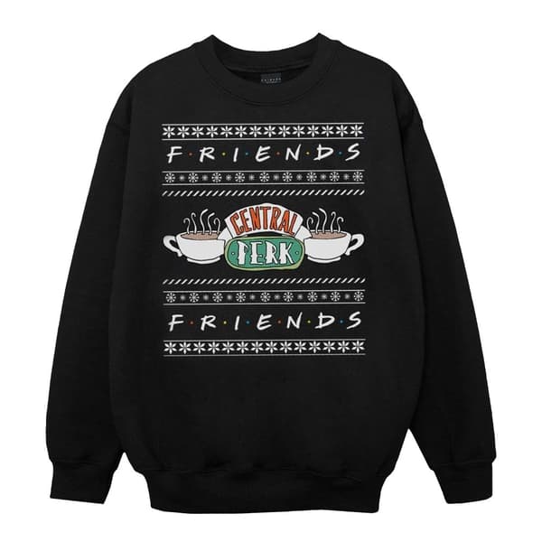 Friends Girls Fair Isle Central Perk Sweatshirt