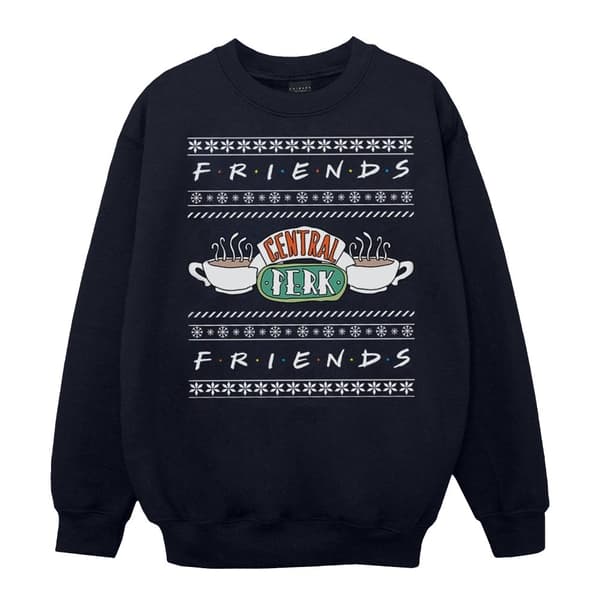 Friends Girls Fair Isle Central Perk Sweatshirt