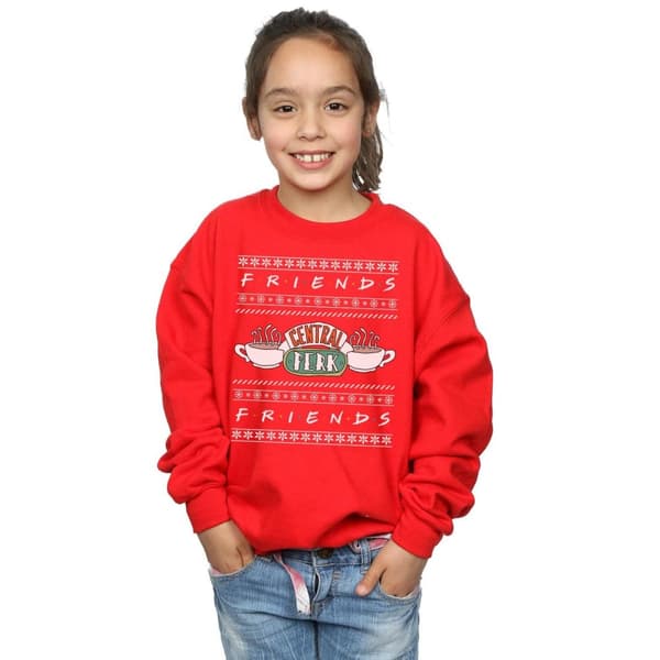 Friends Girls Fair Isle Central Perk Sweatshirt