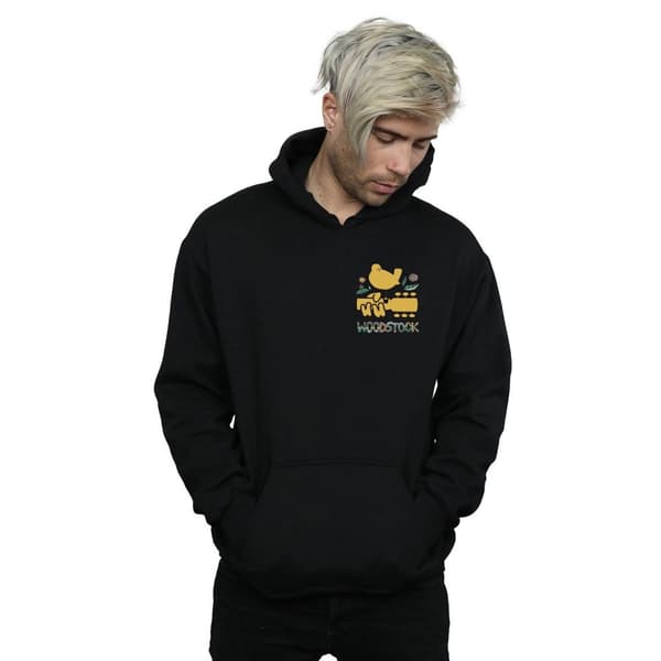 Woodstock Mens Breast Logo Hoodie