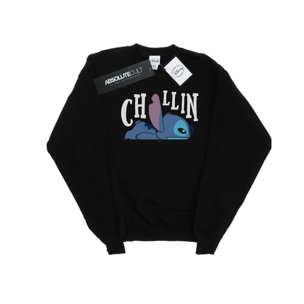 Disney Mens Lilo And Stitch Chillin Sweatshirt