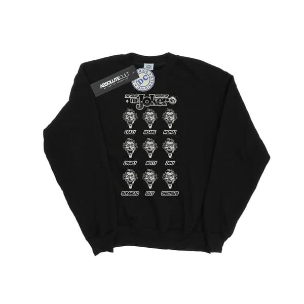 DC Comics Girls The Joker The Many Moods Of The Joker Sweatshirt