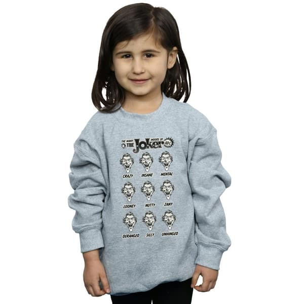 DC Comics Girls The Joker The Many Moods Of The Joker Sweatshirt