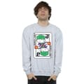 Miniatyrbilde 2 av 5: DC Comics Mens Chibi Joker Playing Card Sweatshirt