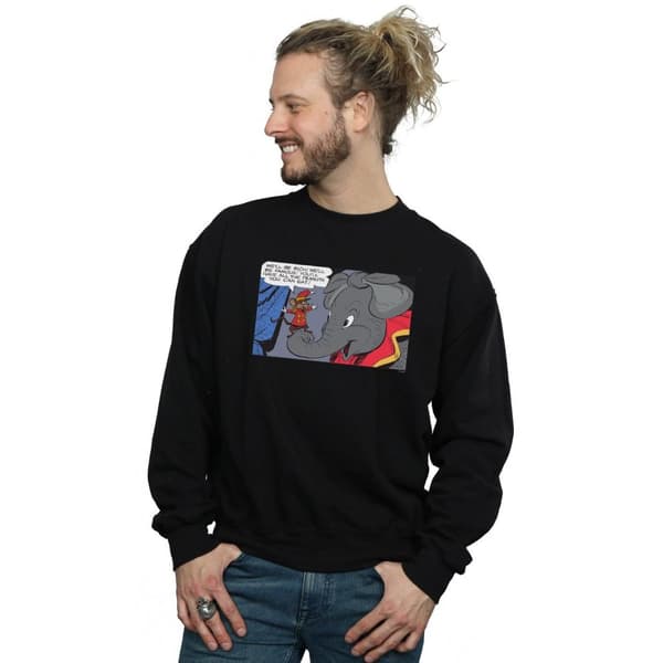 Disney Mens Dumbo Rich And Famous Sweatshirt