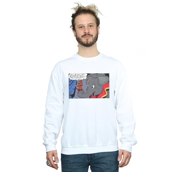 Disney Mens Dumbo Rich And Famous Sweatshirt