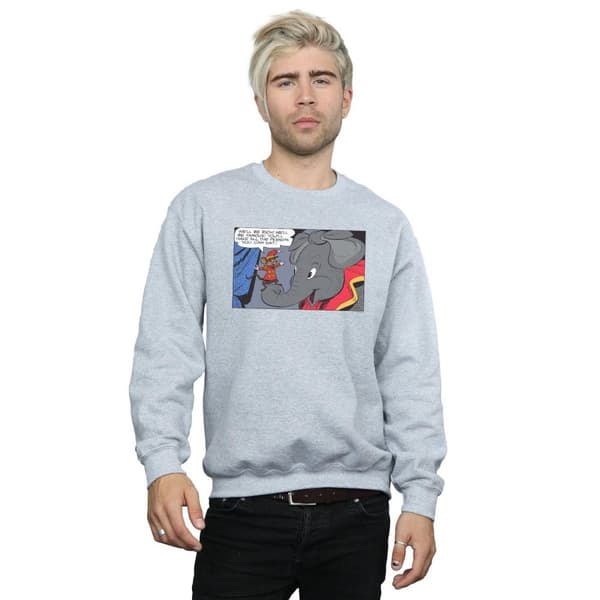 Disney Mens Dumbo Rich And Famous Sweatshirt