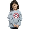 Miniatyrbild 2 av 3: Marvel Sweatshirt med sköld från inbördeskriget i Captain America för flickor