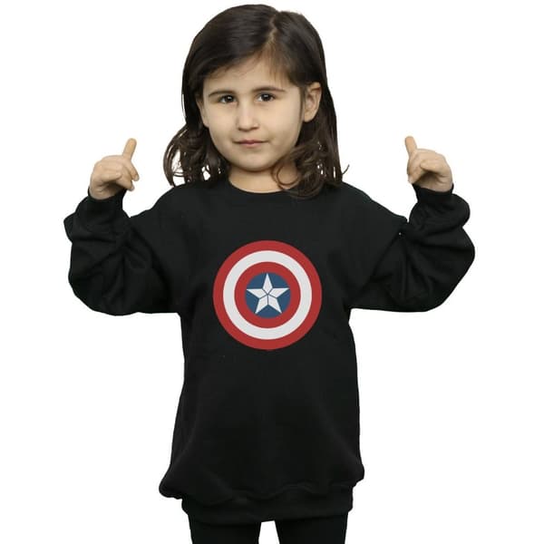 Marvel Sweatshirt med sköld från inbördeskriget i Captain America för flickor