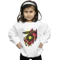 Miniatyrbild 2 av 3: Marvel Sweatshirt med tartanmönster och lapp från Captain Marvel för flickor