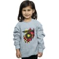Miniatyrbild 2 av 3: Marvel Sweatshirt med tartanmönster och lapp från Captain Marvel för flickor