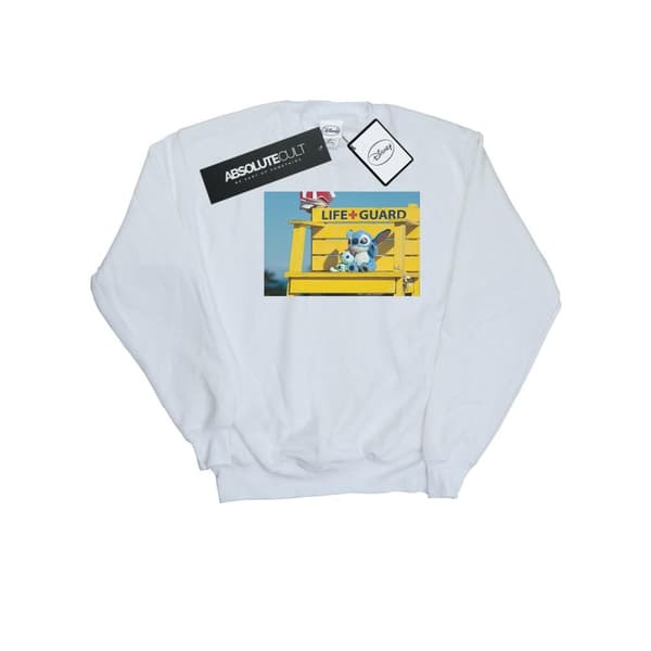 Disney Mens Lilo And Stitch Life Guard Sweatshirt