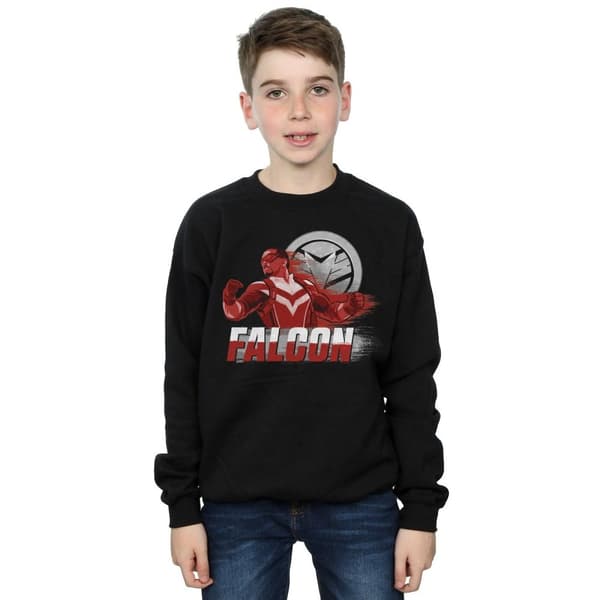Marvel Boys The Falcon And The Winter Soldier Falcon Red Fury Sweatshirt