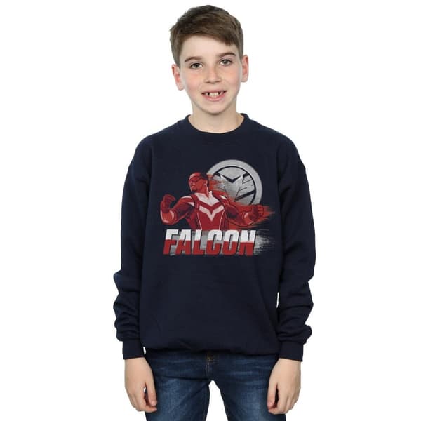 Marvel Boys The Falcon And The Winter Soldier Falcon Red Fury Sweatshirt