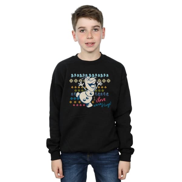 Disney Boys Frozen I Love Warm Hugs Sweatshirt