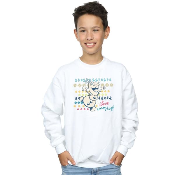Disney Boys Frozen I Love Warm Hugs Sweatshirt