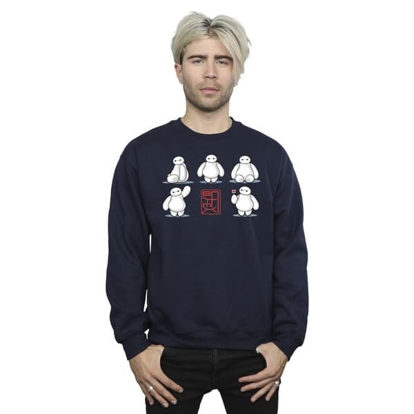 Disney Big Hero 6 Baymax Many Poses-tröja för herrar