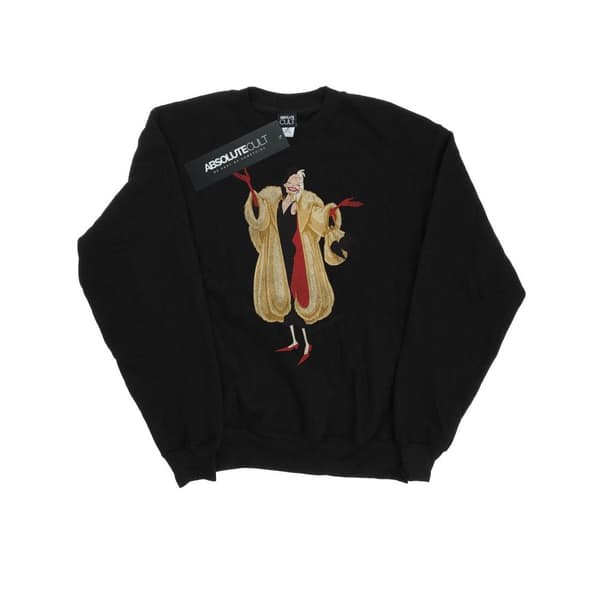 Disney Mens 101 Dalmatiner Classic Cruella De Vil Sweatshirt