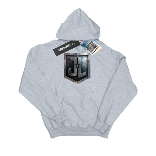 DC Comics Mens Justice League Movie Shield Hoodie