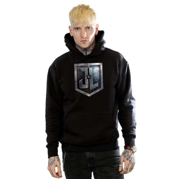 DC Comics Mens Justice League Movie Shield Hoodie