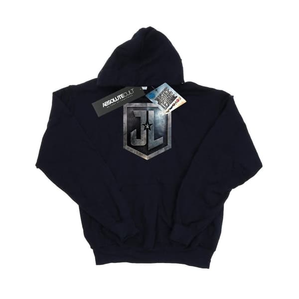 DC Comics Mens Justice League Movie Shield Hoodie