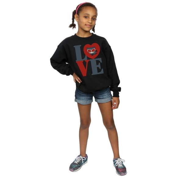 DC Comics Girls Chibi Catwoman Love Sweatshirt