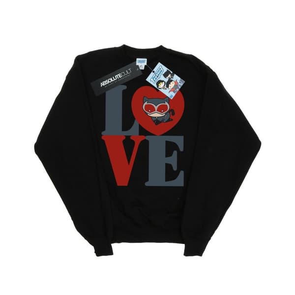 DC Comics Girls Chibi Catwoman Love Sweatshirt