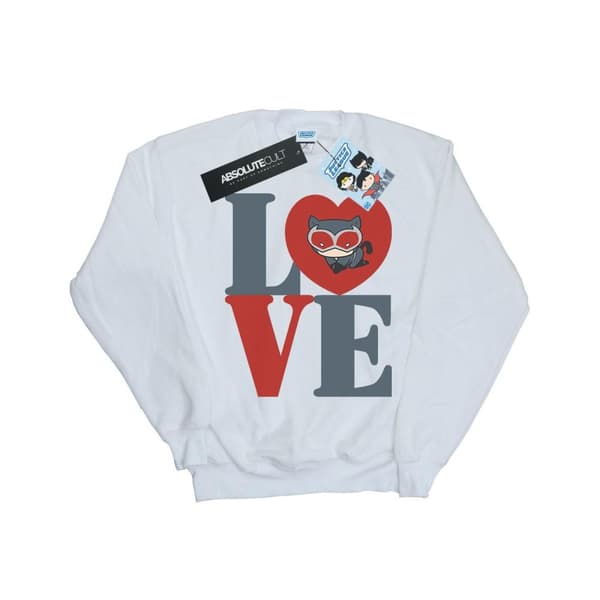 DC Comics Girls Chibi Catwoman Love Sweatshirt