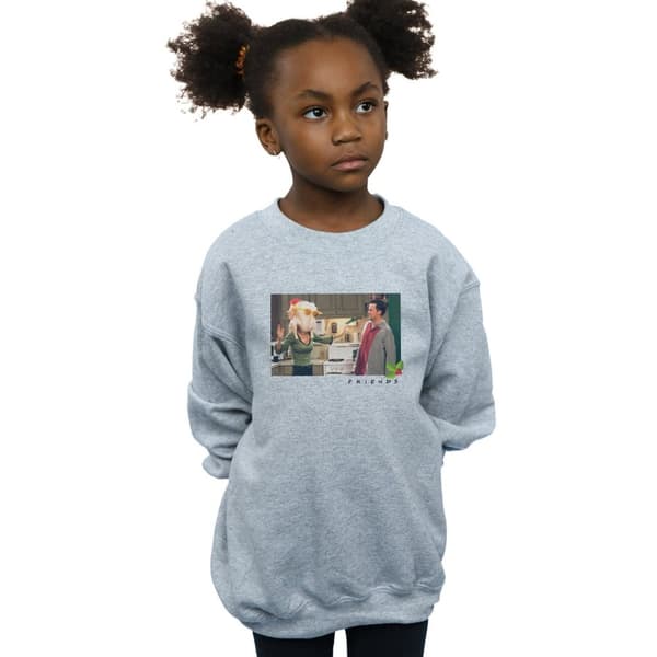 Friends Sweatshirt med kalkonhuvud för flickor
