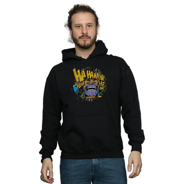 Marvel Mens Thanos Laughs Hoodie