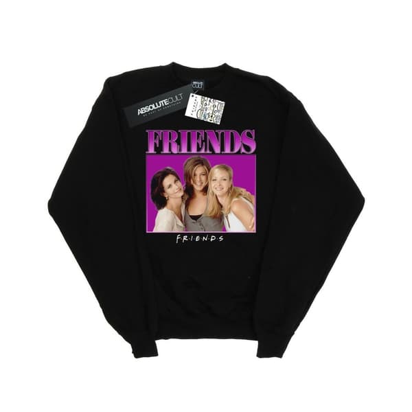 Friends Dam/Tjej Monica Rachel Phoebe Homage Sweatshirt Black L