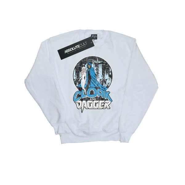Marvel Dam/Tjej Cloak And Dagger Retro Sweatshirt