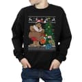Miniatyrbild 3 av 5: The Flintstones Sweatshirt "Christmas Fair Isle" för pojkar