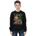 Miniatyrbild 2 av 5: The Flintstones Sweatshirt "Christmas Fair Isle" för pojkar