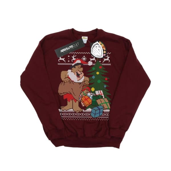 The Flintstones Boys Christmas Fair Isle Sweatshirt