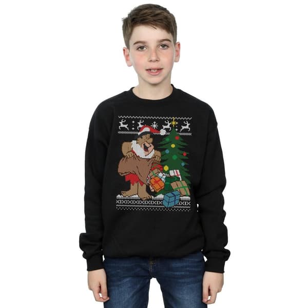 The Flintstones Boys Christmas Fair Isle Sweatshirt