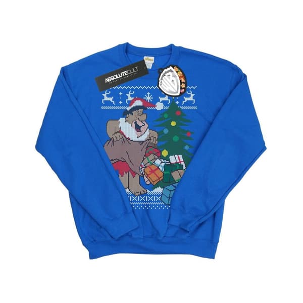 The Flintstones Boys Christmas Fair Isle Sweatshirt